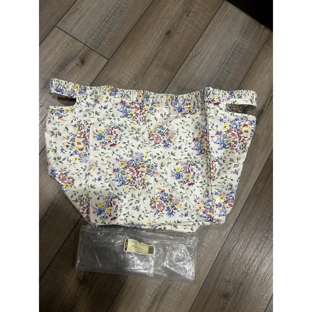 Longaberger Personal File Basket Liner Spring Floral fabric NEW